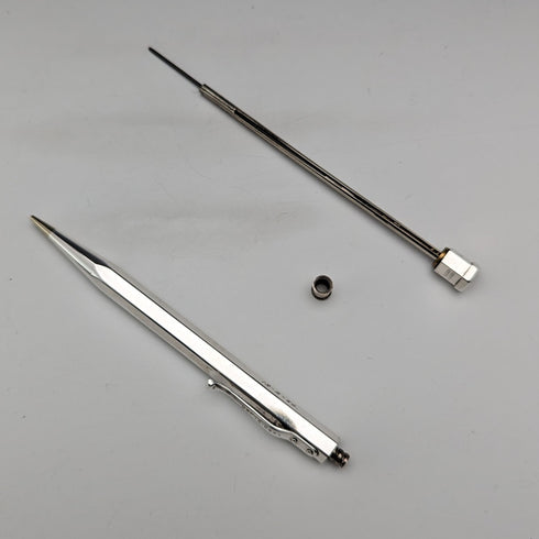 1959年 英国 ヤード・オ・レッド 純銀製 ヘキサゴン推進式ペンシル ケース入り